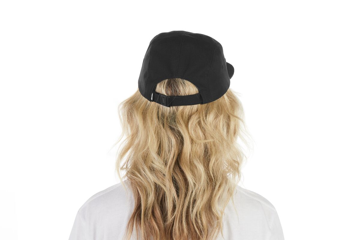 recycled-poly-flat-brim-5-panel-hat-t0 WebPDP-HAT003002_Recycled_Poly_Flat_Brim_5Panel_Hat_Black_Studio_Harper_Studios_0723_Back__HAT003002OS.jpg